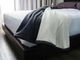 Couverture simple 100% molleton de polyester 200 g/m² gris ciment Zenima®-0