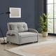 Powell® Aileen Gray Wide Convertible Chair Bed-1