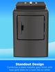 Midea 7.0 Cu. Ft. Metallic Gray Front Load Electric Dryer-4