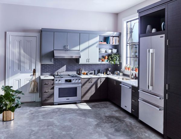 Signature Kitchen Suite 36 in. 19.3 Cu. Ft. Panel Ready Built In French Door Refrigerator