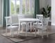 Steve Silver Co.® Naples 5-Piece Antiqued White Drop-Leaf Dining Set-0