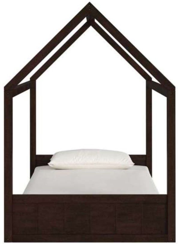 Elements International Sami Espresso Youth Twin Bed-3