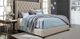 American Wholesale Furniture Warren Beige King Upholstered Panel Bed-2