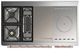 Ilve® Majestic III 48" Custom Pro Style Dual Fuel Liquid Propane Range with Solid Door and Copper Trim-2