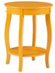 Powell® Rainbow Yellow Round Side Table-0