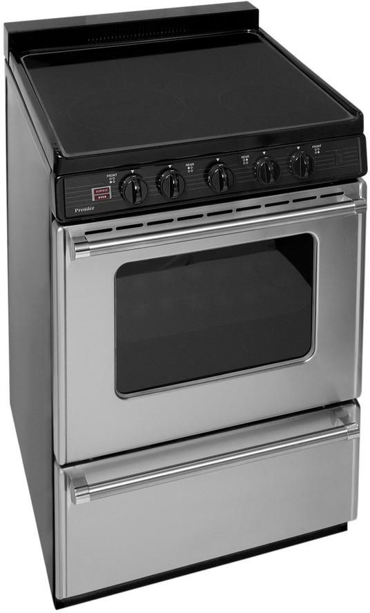 Premier 24" Stainless Freestanding Electric Range-2
