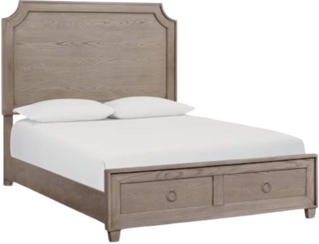 Bassett® Furniture Ventura Chalk Slate King Storage Panel Bed-0