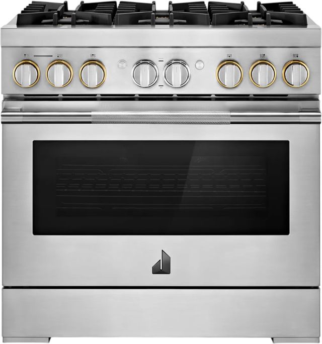 JennAir® RISE™ 36" Stainless Steel Pro Style Dual Fuel Range-0