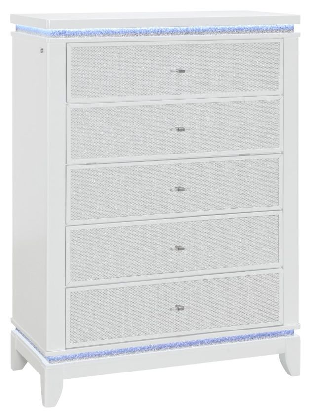 Global Furniture USA Alina White Chest-0