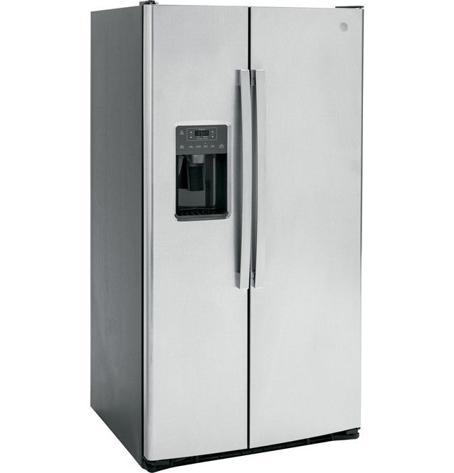 GE® 36" 25.3 Cu. Ft. Fingerprint Resistant Stainless Steel Side-by-Side Refrigerator-3