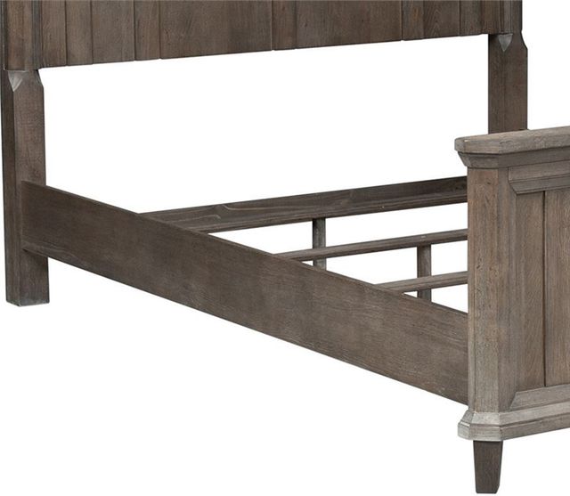 Liberty Furniture Artisan Prairie Gray Dusty Wax Panel Bed Rails-1