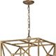 Forty West Harry Gold 4-Light Chandelier-2