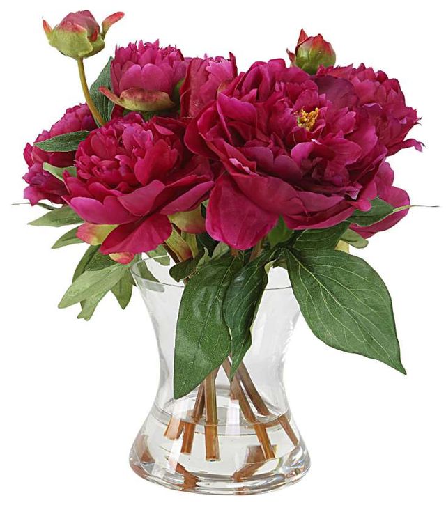 Uttermost® Prima Peony Green/Purple Bouquet-2