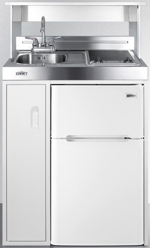 Summit® 30" White All-In-One Kitchenette-3