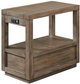 Riverside Furniture Denali Toasted Acacia Chair Side Table-3