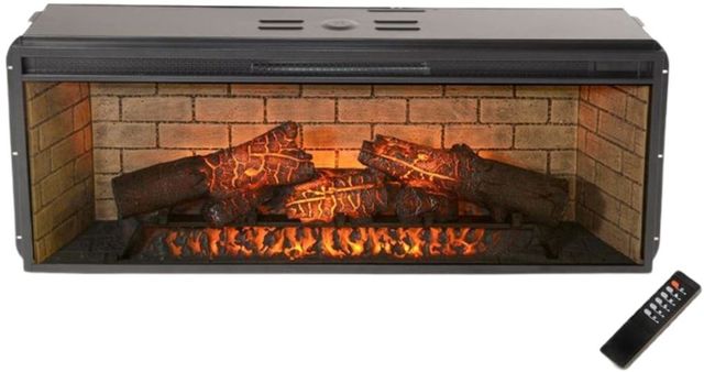 Sunny Designs™ Matte Black 42" Log Fireplace Insert-2