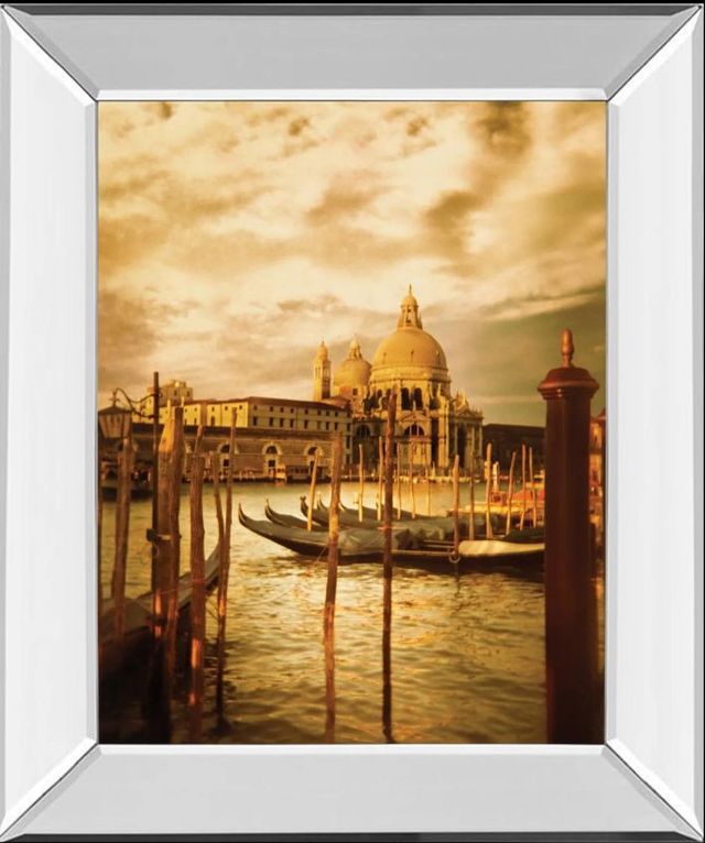 Classy Art Venezia Sunset Il by Thompson Mirror Framed Wall Art-0