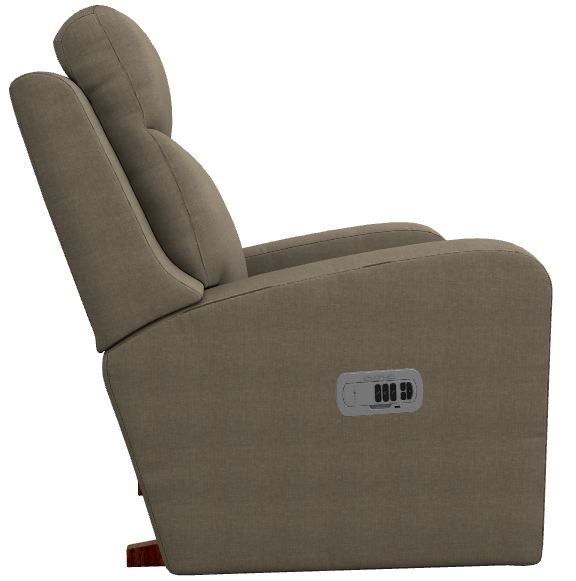 La-Z-Boy® Emmons Brindle Power Rocking Recliner with Headrest-3