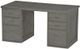 Crate Designs™ Furniture Graphite Lacquer Top Desk-0