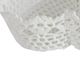 A & B Home White Lace Heart Tray-1