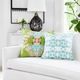 Laura Park Designs Mosaic Turquoise 22" x 22" Pillow-1