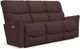 La-Z-Boy® Rowan Burgundy Power-Recline-XRW™ Full Reclining Sofa-1