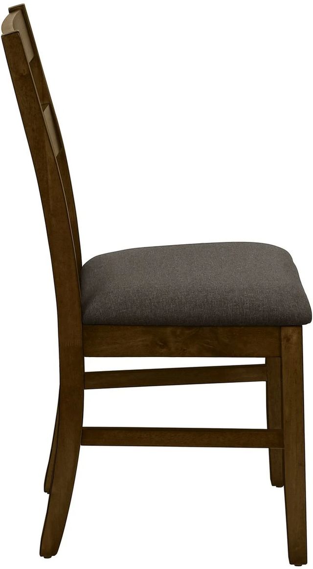 Monarch Specialties Inc. 2-Piece Brown/Warm Walnut Brown Side Chair Set-3