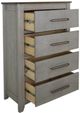 International Furniture Direct Ridge Light Gray Chest-4