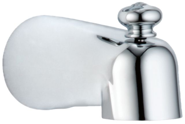 Delta Chrome Round Pull-Up Diverter Tub Spout-0