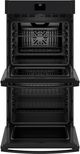 GE® 27" Black Double Electric Wall Oven-2