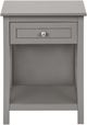 Monarch Specialties Inc. Dark Grey Veneer 2-Tier Storage End Table-1