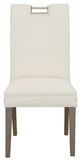 Fairfield® Customizable Entree Dining Nickel Metal Pull Tall Back Side Chair-1