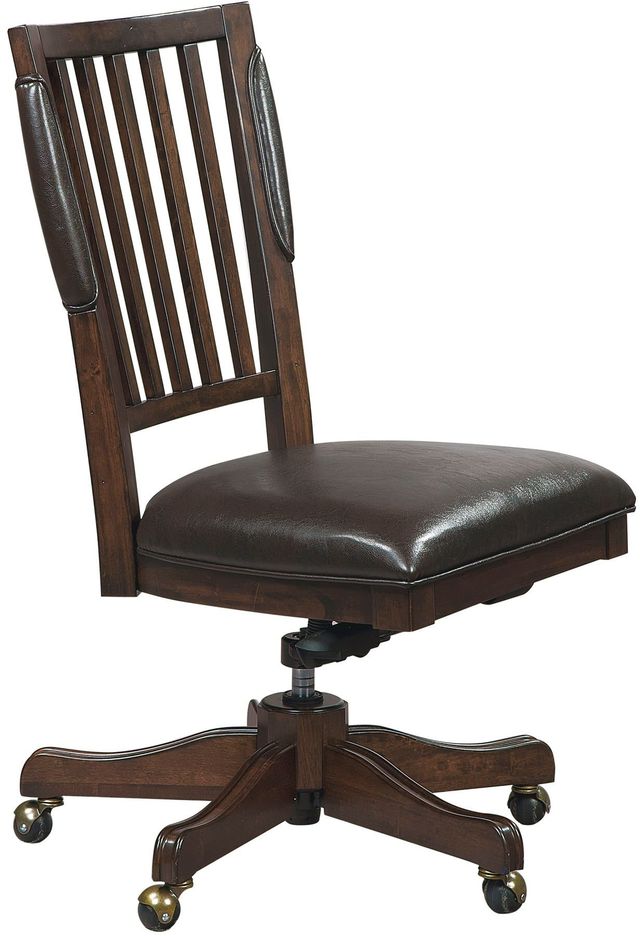 Aspenhome® Essex Molasses Brown Office Chair-0
