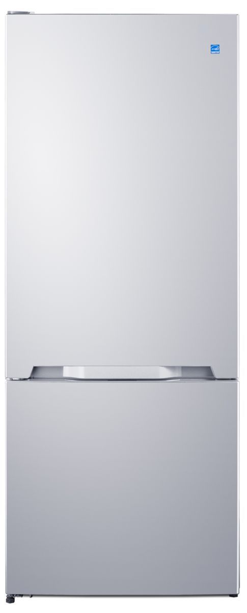 Summit® 28 in. 15.1 Cu. Ft. White Counter Depth Bottom Freezer Refrigerator