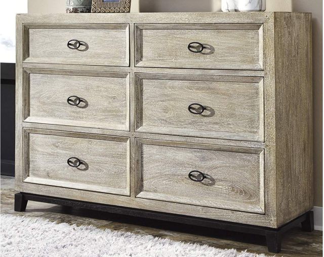 Millennium® by Ashley® Halamay Gray Dresser-2