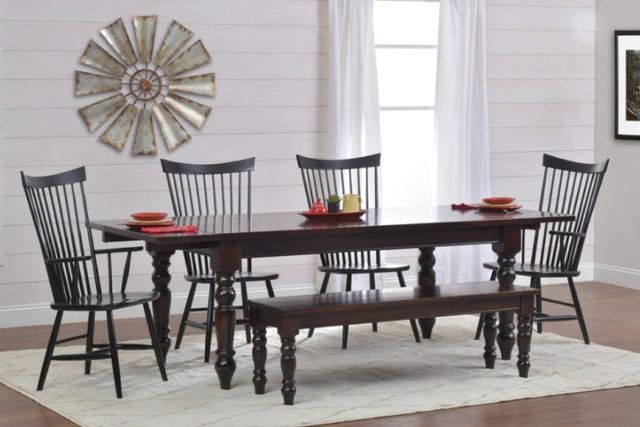 Urban Collections by Yutzy Woodworking French Farmhouse Asbury/Retreat Cherry 38”x66” Dining Table -1
