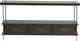 Magnussen Home® Spencer Aged Nickel/Dark Briarsmoke Rectangular Sofa Table-2