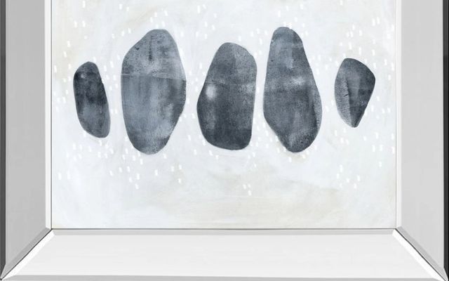Classy Art Stone Collection I by Emma Scarvey Mirror Framed Wall Art-1