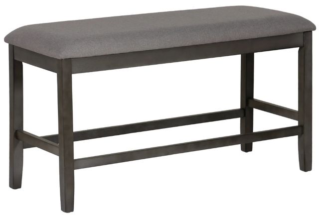 Powell® Seneca Gray Counter Backless Bench-0