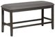 Powell® Seneca Gray Counter Backless Bench-0