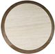 Jofran Inc. Sierrafina Beige 40" Round Coffee Table with Cortado Base-2