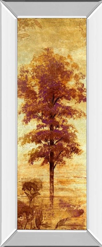 Classy Art Early Autumn Chill I by Micheal Marcon Mirror Framed Wall Art-0