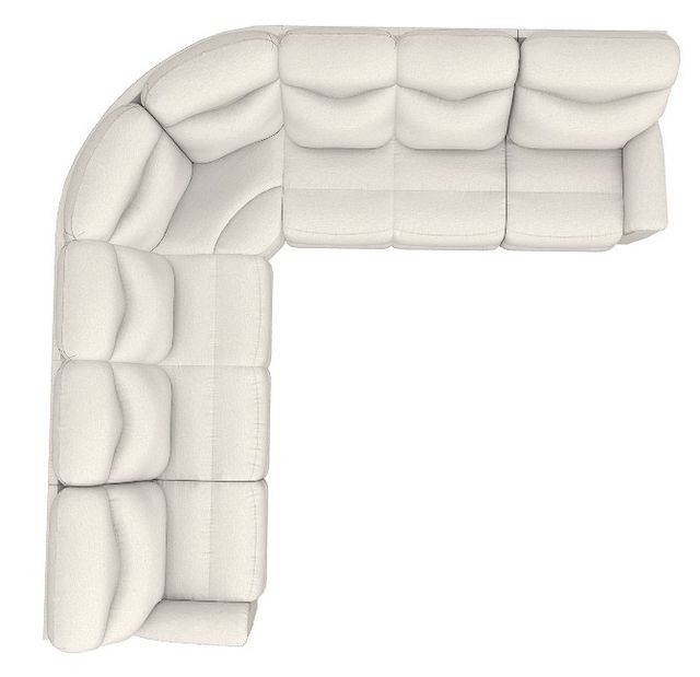 La-Z-Boy® James 5-Piece Oyster Manual Reclining Sectional-3