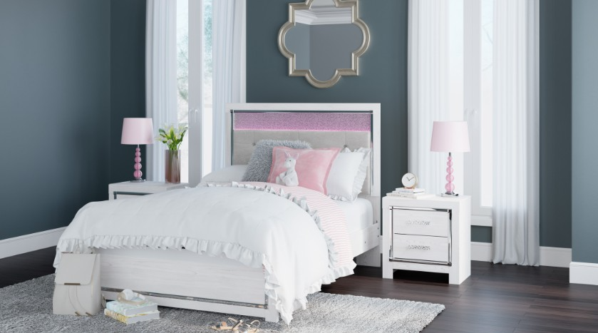 Signature Design by Ashley® Altyra White Full Panel Bed-5