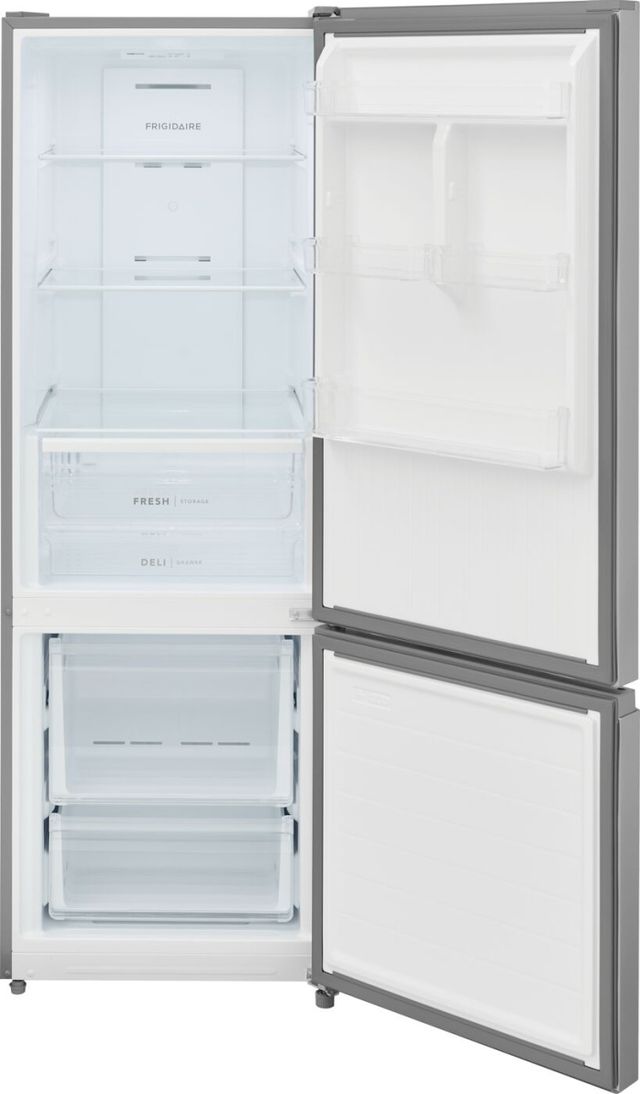 Frigidaire® 24" 11.51 Cu. Ft. Fingerprint-Resistant Stainless Steel Look Bottom Freezer Refrigerator-1