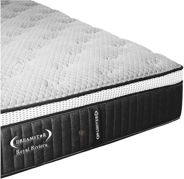 Dreamstar Bedding Luxury Collection Royal Riviera 15" Hybrid Medium Plush Euro Top Twin Mattress in a Box-2
