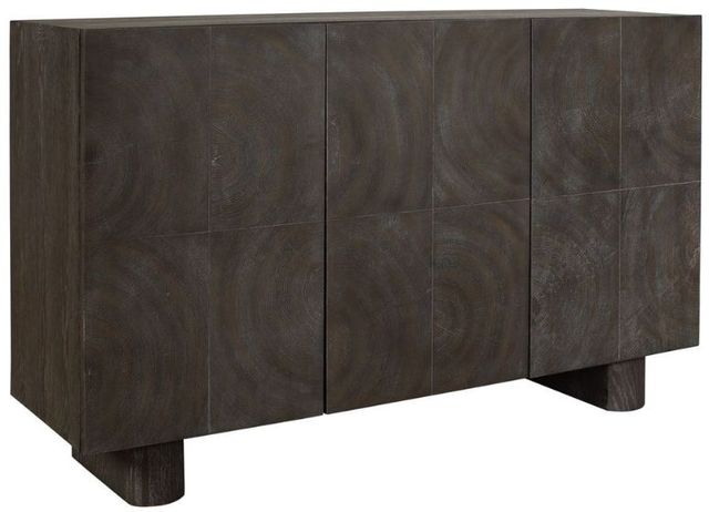 Uttermost® Phineas Walnut 3-Door Modern Cabinet-0