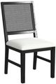 Elements International Bahama 5-Piece Black/White Dining Set-3