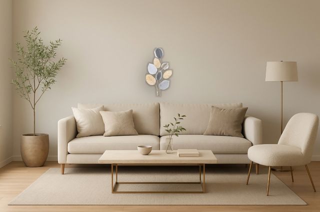 Classy Living Radiant Decorative Leaf Wall Decor-1