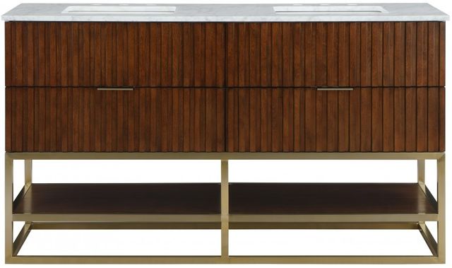 Meridian Furniture Monad Walnut 60" Bathroom Vanity-2
